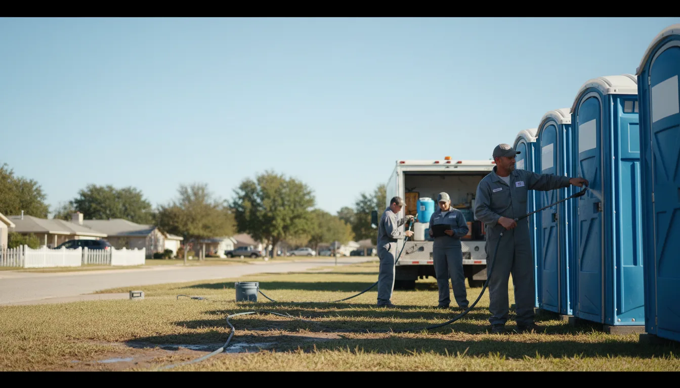 Long-Term Portable Toilet Rental in Colbert, OK near me